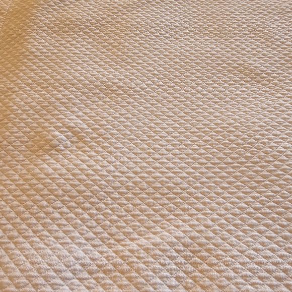 Restoration Hardware Petal Pink Diamond Matelasse Shower Curtain - Picture 2 of 4